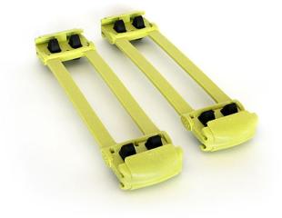 KangooJumps : T-Springs TS-Pro6 - härteres Dämpfer Paar (Gelb)