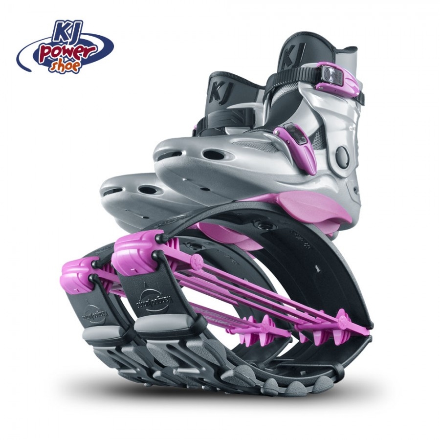 KangooJumps : KJ PowerShoe SE Junior für Kinder Farbe: silber/pink Grösse 36 bis 39